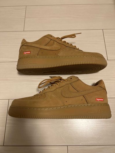 Supreme × Nike Air Force 1 Low "Flax/Wheat"