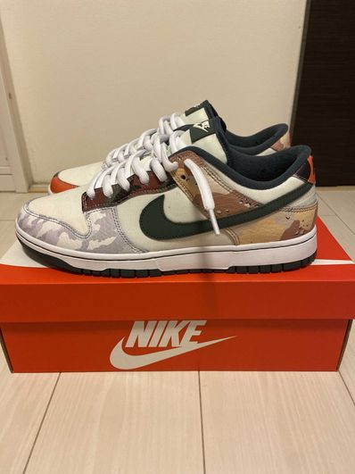 Nike Dunk Low "Sail Multi Camo"