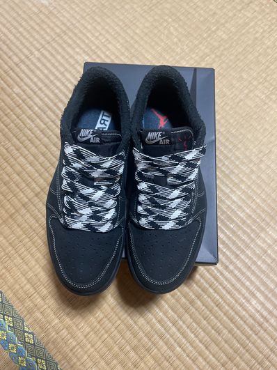 Travis Scott × Nike Air Jordan 1 Low OG SP "Black Phantom"