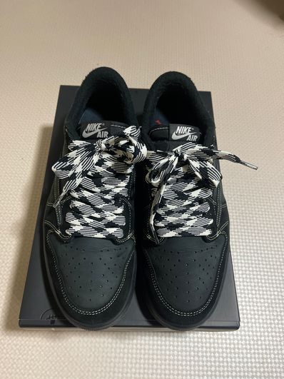 Travis Scott × Nike Air Jordan 1 Low OG SP "Black Phantom"
