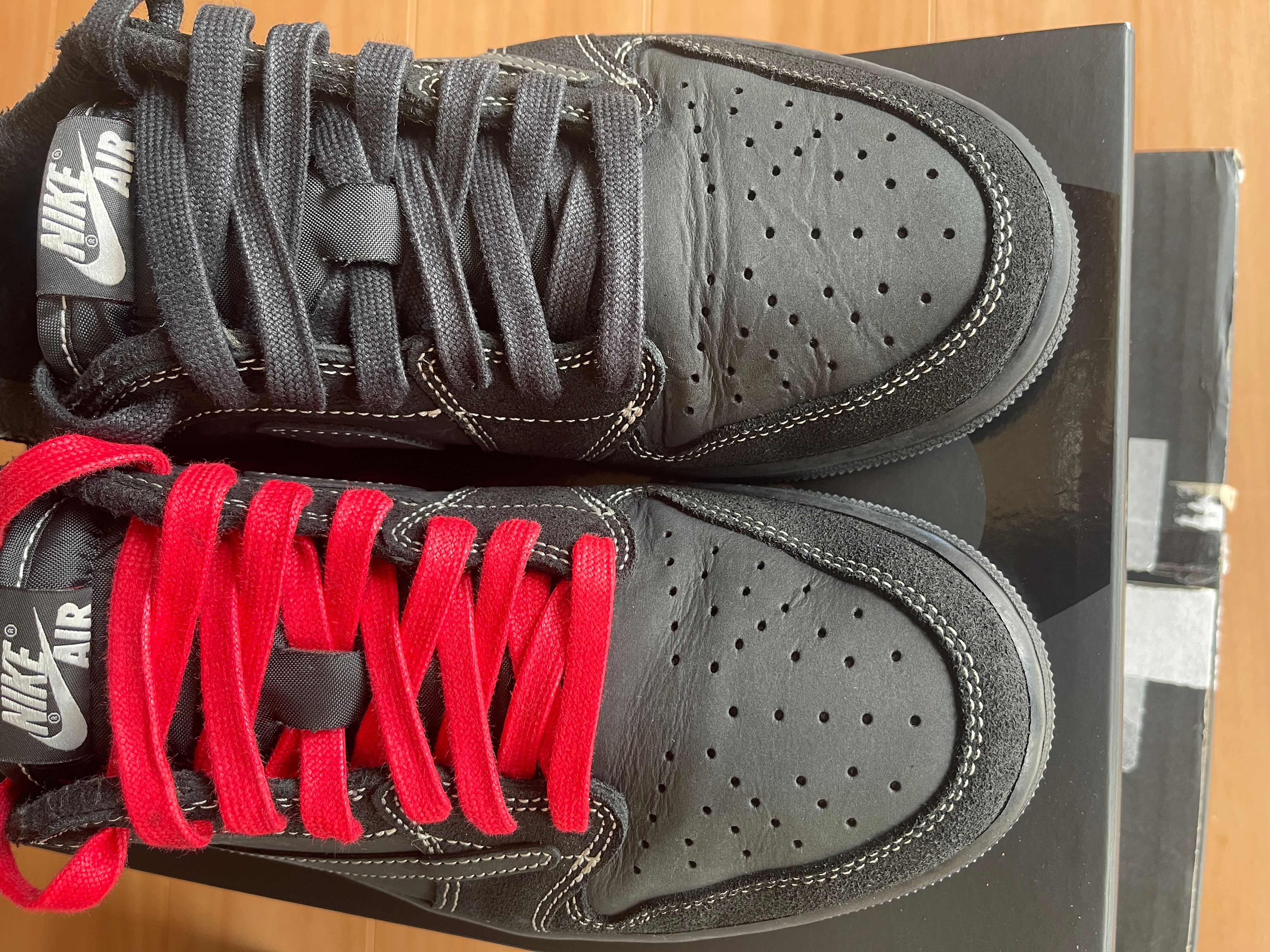 Travis Scott × Nike Air Jordan 1 Low OG SP "Black Phantom"