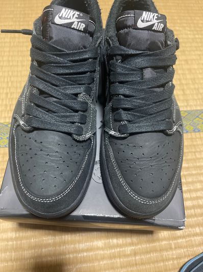 Travis Scott × Nike Air Jordan 1 Low OG SP "Black Phantom"