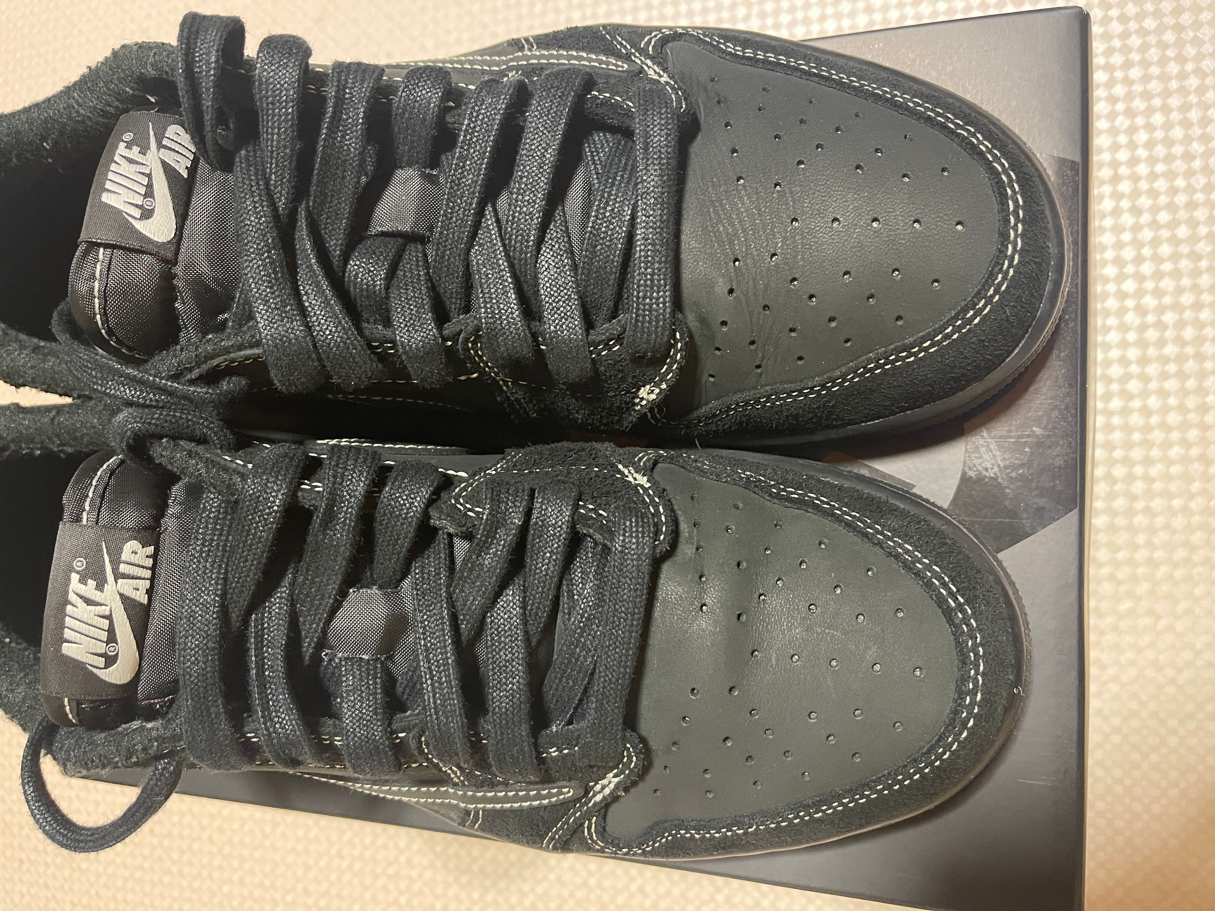 Travis Scott × Nike Air Jordan 1 Low OG SP "Black Phantom"