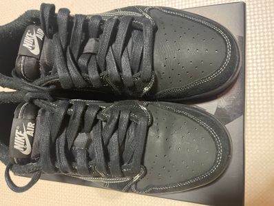 Travis Scott × Nike Air Jordan 1 Low OG SP "Black Phantom"