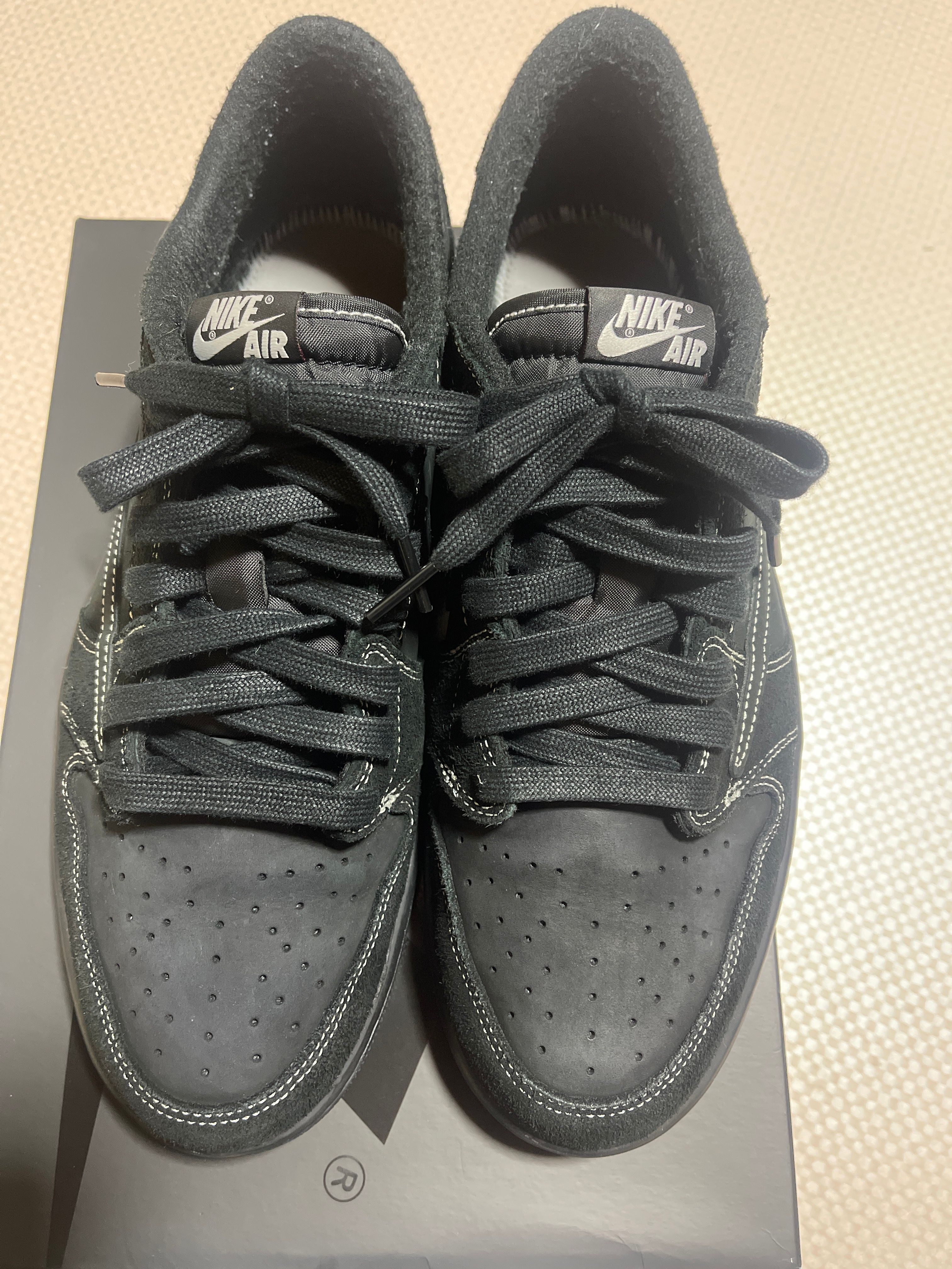 Travis Scott × Nike Air Jordan 1 Low OG SP "Black Phantom"