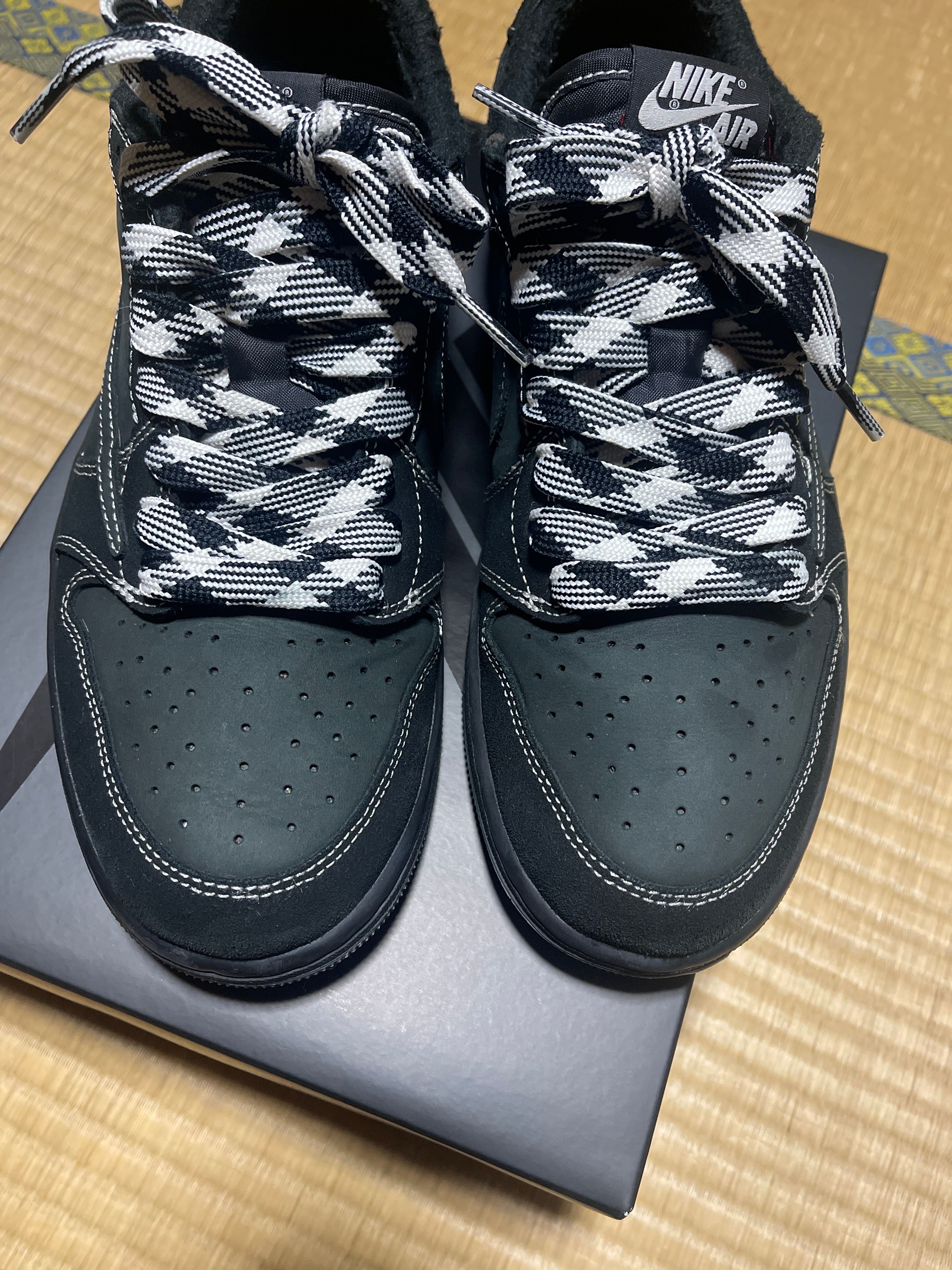 Travis Scott × Nike Air Jordan 1 Low OG SP "Black Phantom"