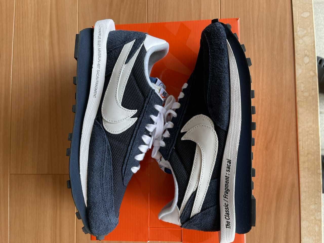 Fragment × sacai × Nike LD Waffle "Blackended Blue"