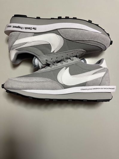 Fragment × sacai × Nike LD Waffle "Light Smoke Grey"