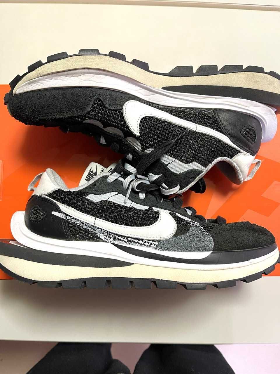 sacai × Nike Vapor Waffle "Black and White"