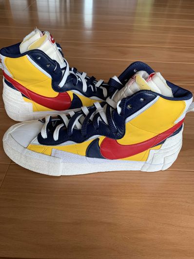 sacai × Nike Blazer Mid "Varsity Maize/Varsity Red"