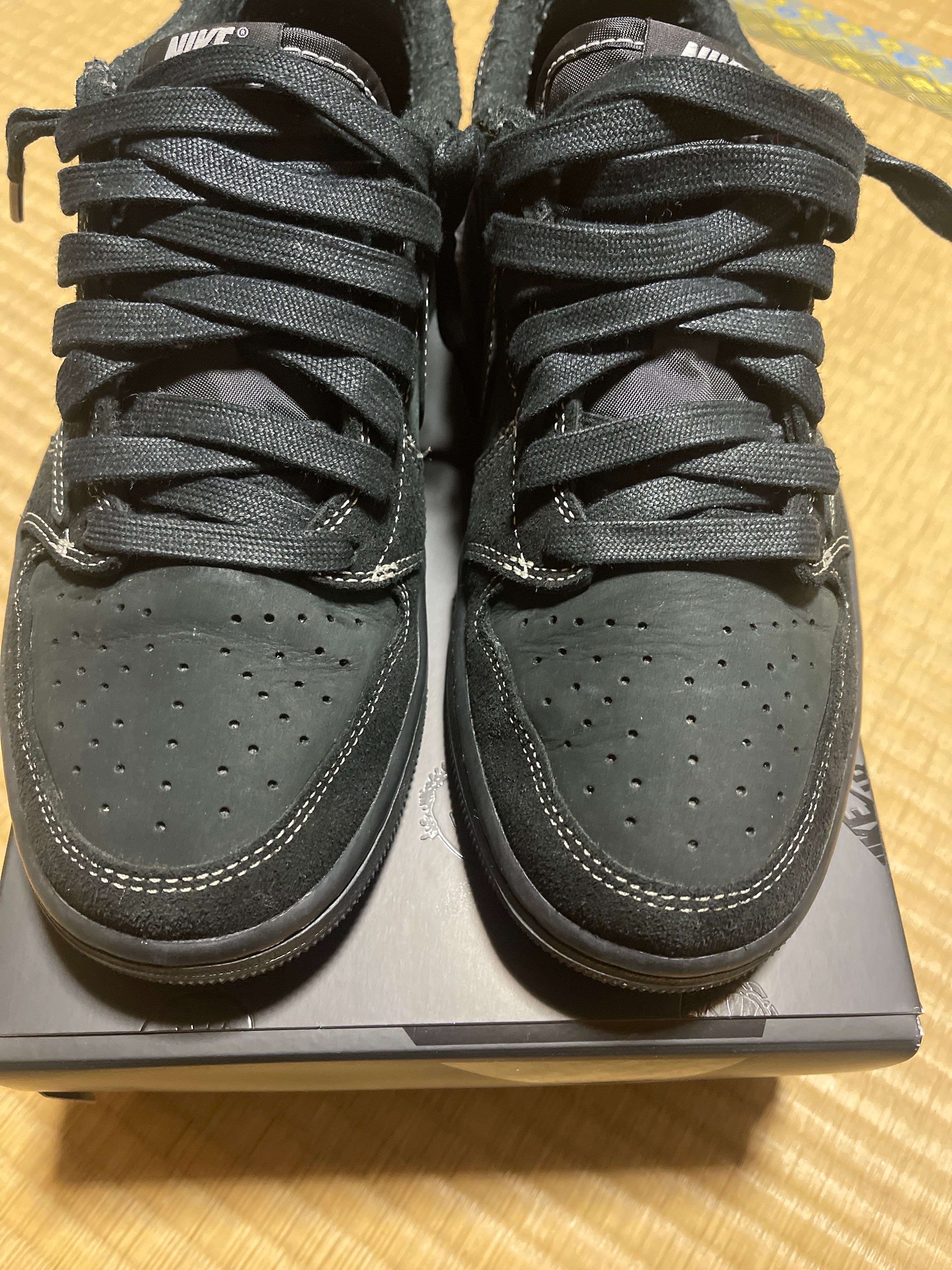 Travis Scott × Nike Air Jordan 1 Low OG SP "Black Phantom"