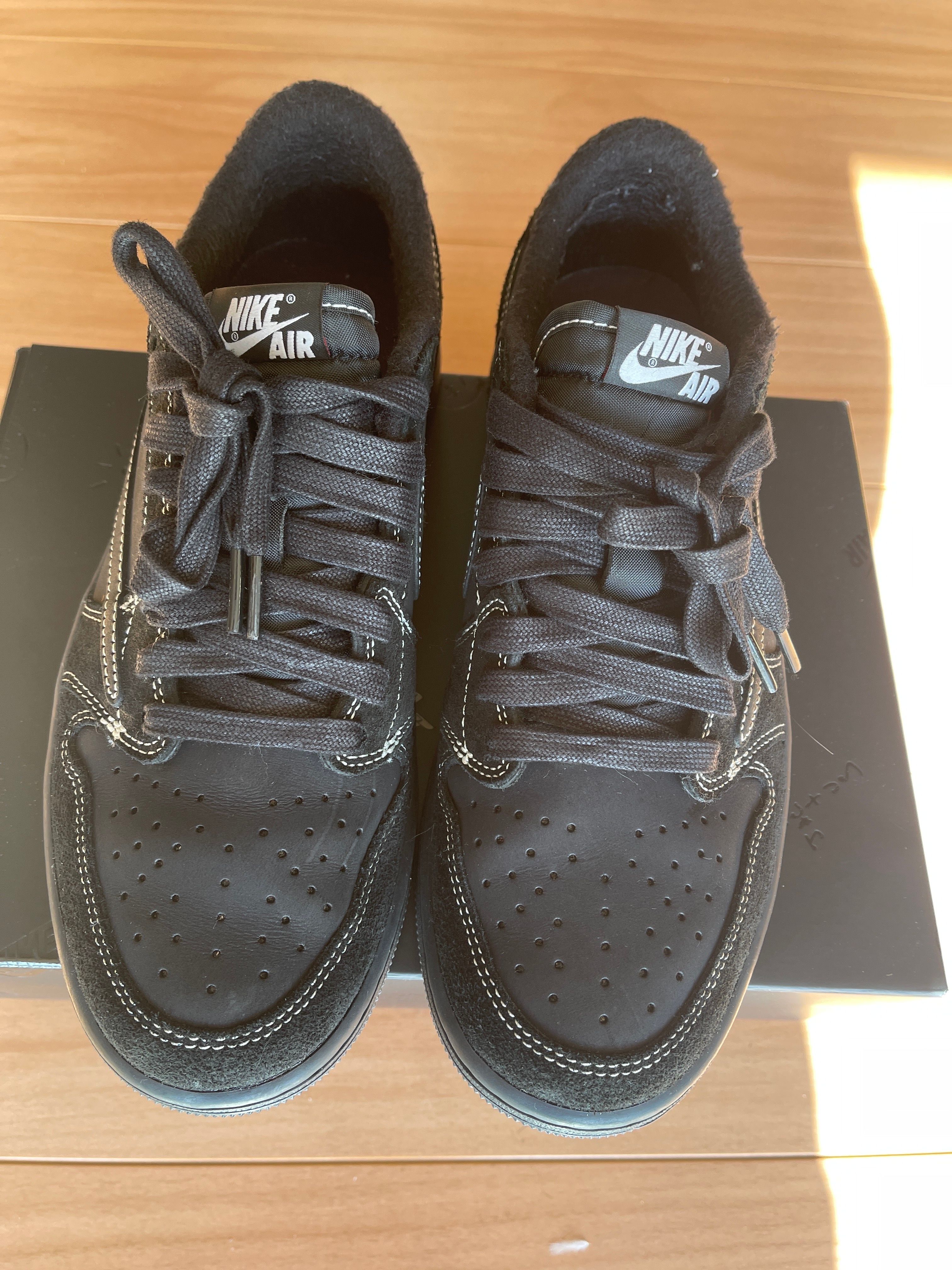Travis Scott × Nike Air Jordan 1 Low OG SP "Black Phantom"