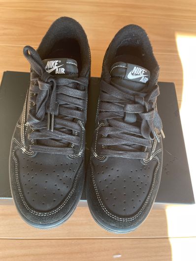 Travis Scott × Nike Air Jordan 1 Low OG SP "Black Phantom"