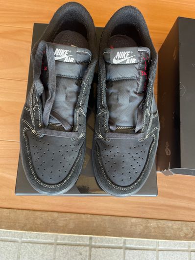 Travis Scott × Nike Air Jordan 1 Low OG SP "Black Phantom"