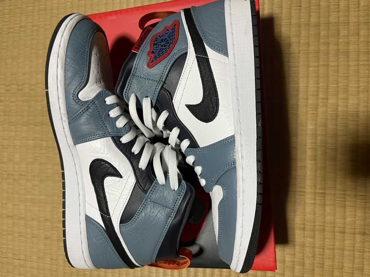 FACETASM × Nike Air Jordan 1 Mid "White/Navy"