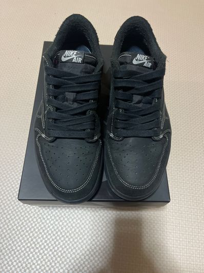 Travis Scott × Nike Air Jordan 1 Low OG SP "Black Phantom"