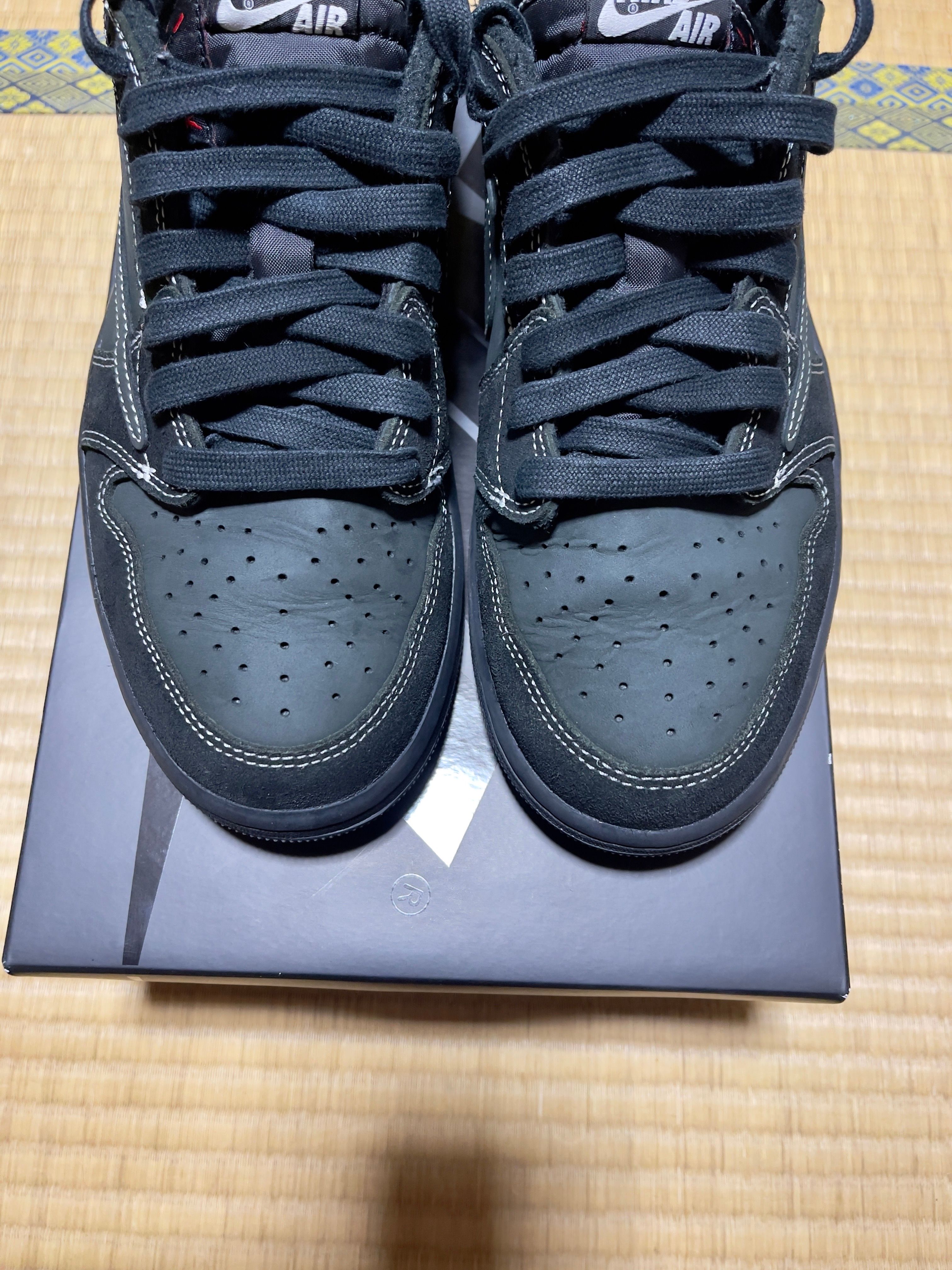Travis Scott × Nike Air Jordan 1 Low OG SP "Black Phantom"