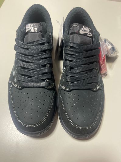 Travis Scott × Nike Air Jordan 1 Low OG SP "Black Phantom"
