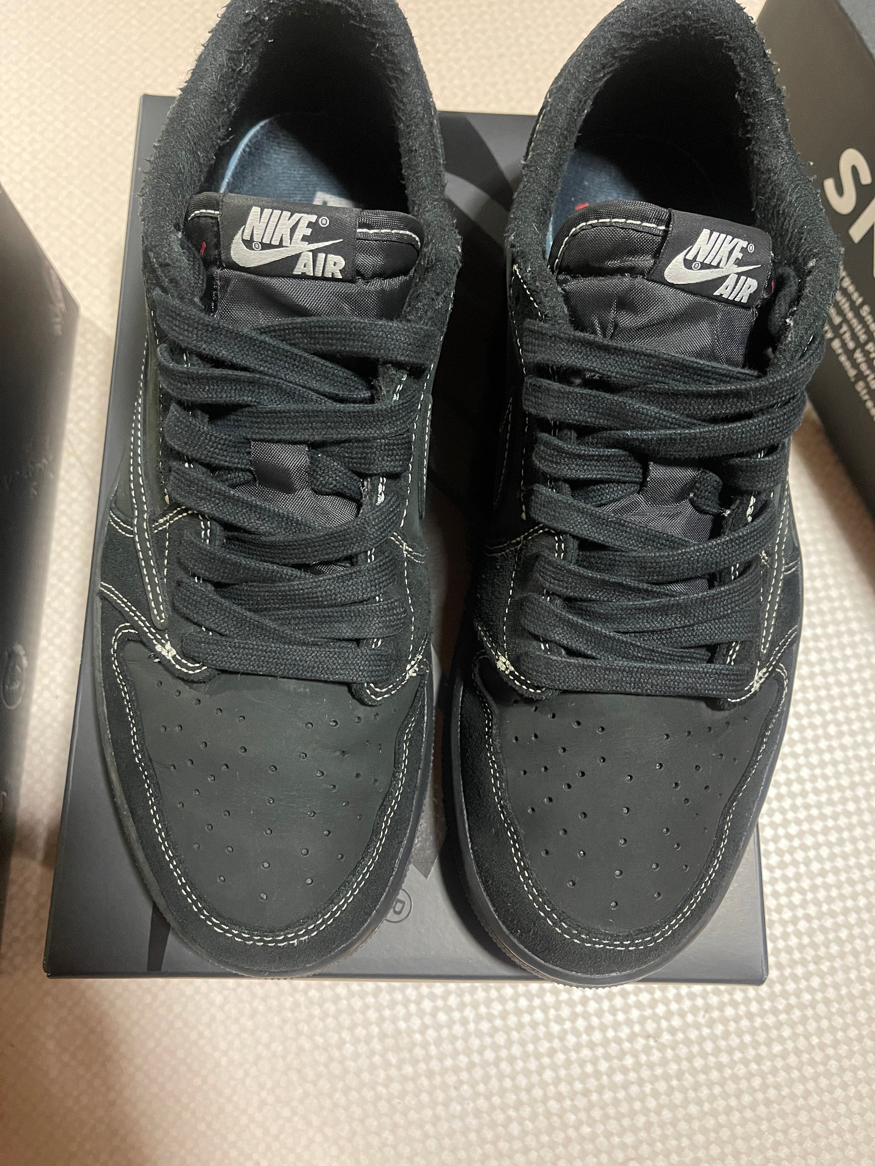 Travis Scott × Nike Air Jordan 1 Low OG SP "Black Phantom"