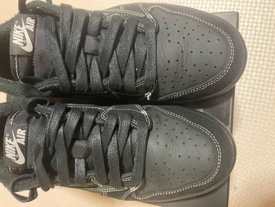 Travis Scott × Nike Air Jordan 1 Low OG SP "Black Phantom"