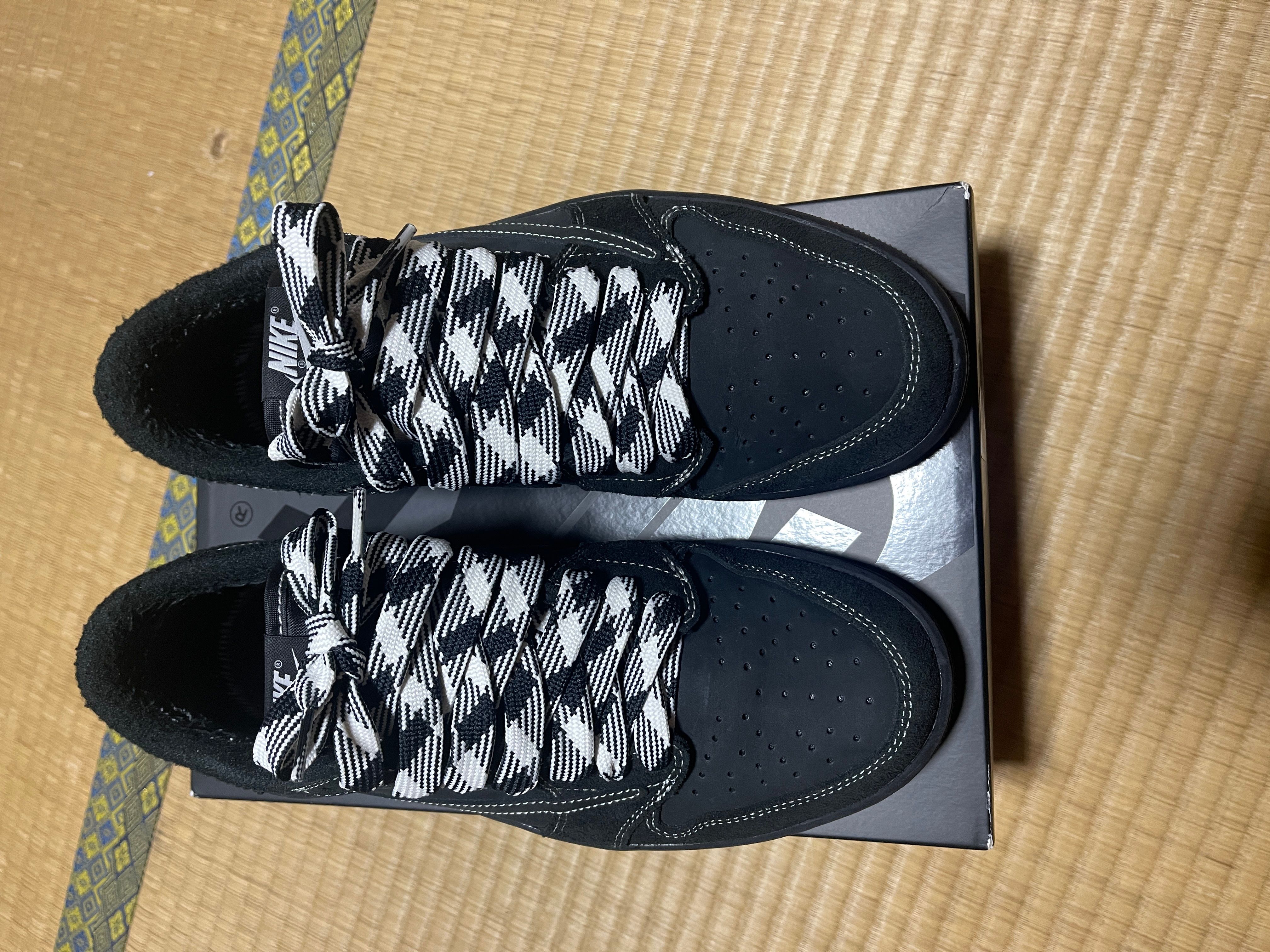 Travis Scott × Nike Air Jordan 1 Low OG SP "Black Phantom"