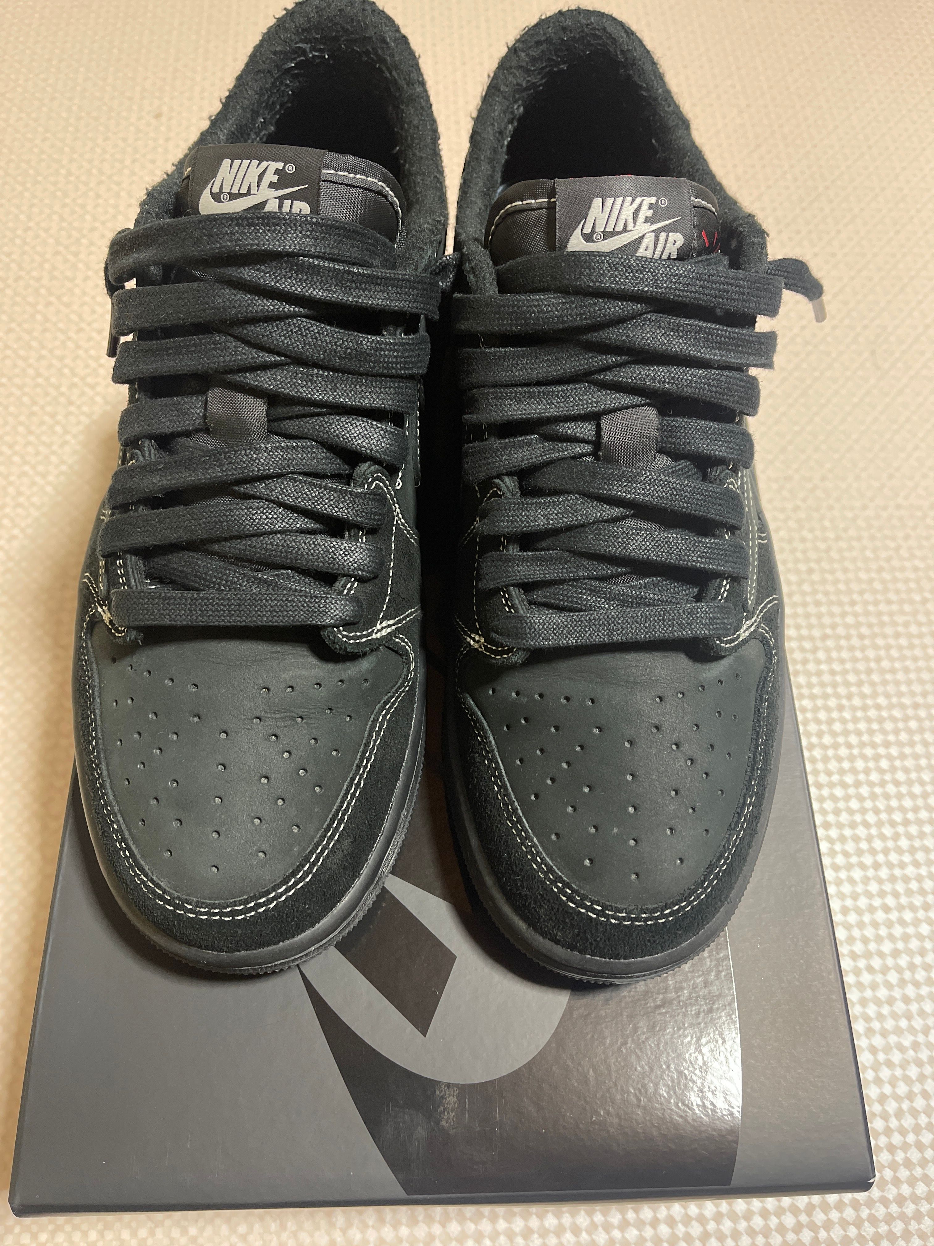 Travis Scott × Nike Air Jordan 1 Low OG SP "Black Phantom"