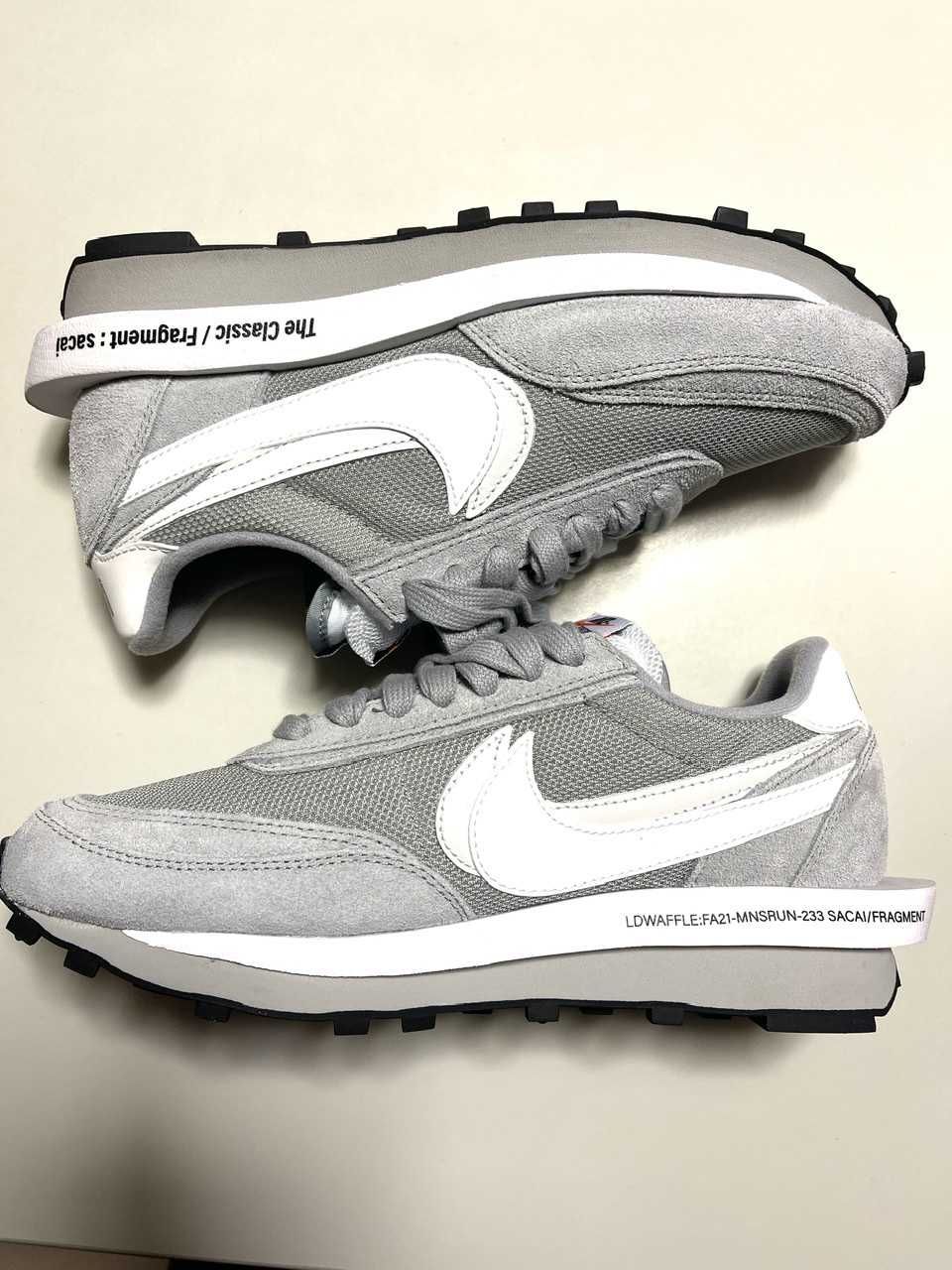 Fragment × sacai × Nike LD Waffle "Light Smoke Grey"