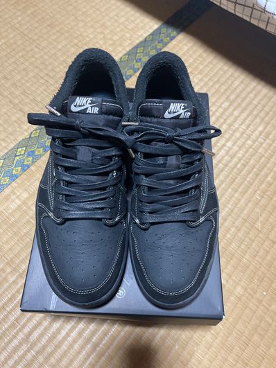 Travis Scott × Nike Air Jordan 1 Low OG SP "Black Phantom"