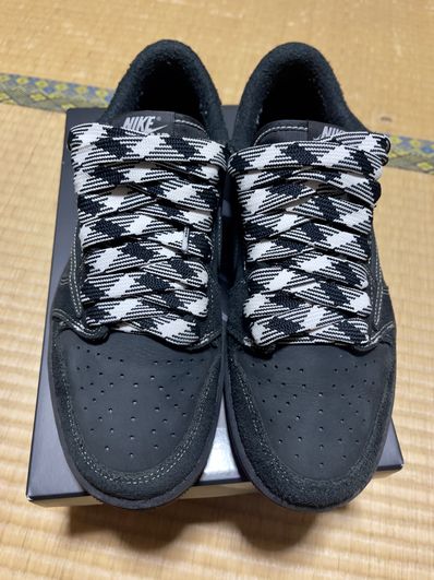 Travis Scott × Nike Air Jordan 1 Low OG SP "Black Phantom"