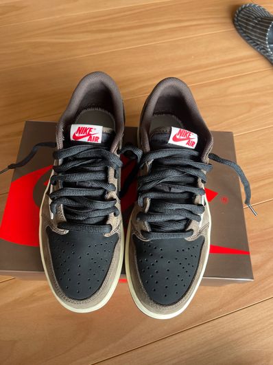 Travis Scott × Nike Air Jordan 1 Low OG SP-T "Black/Dark Mocha"