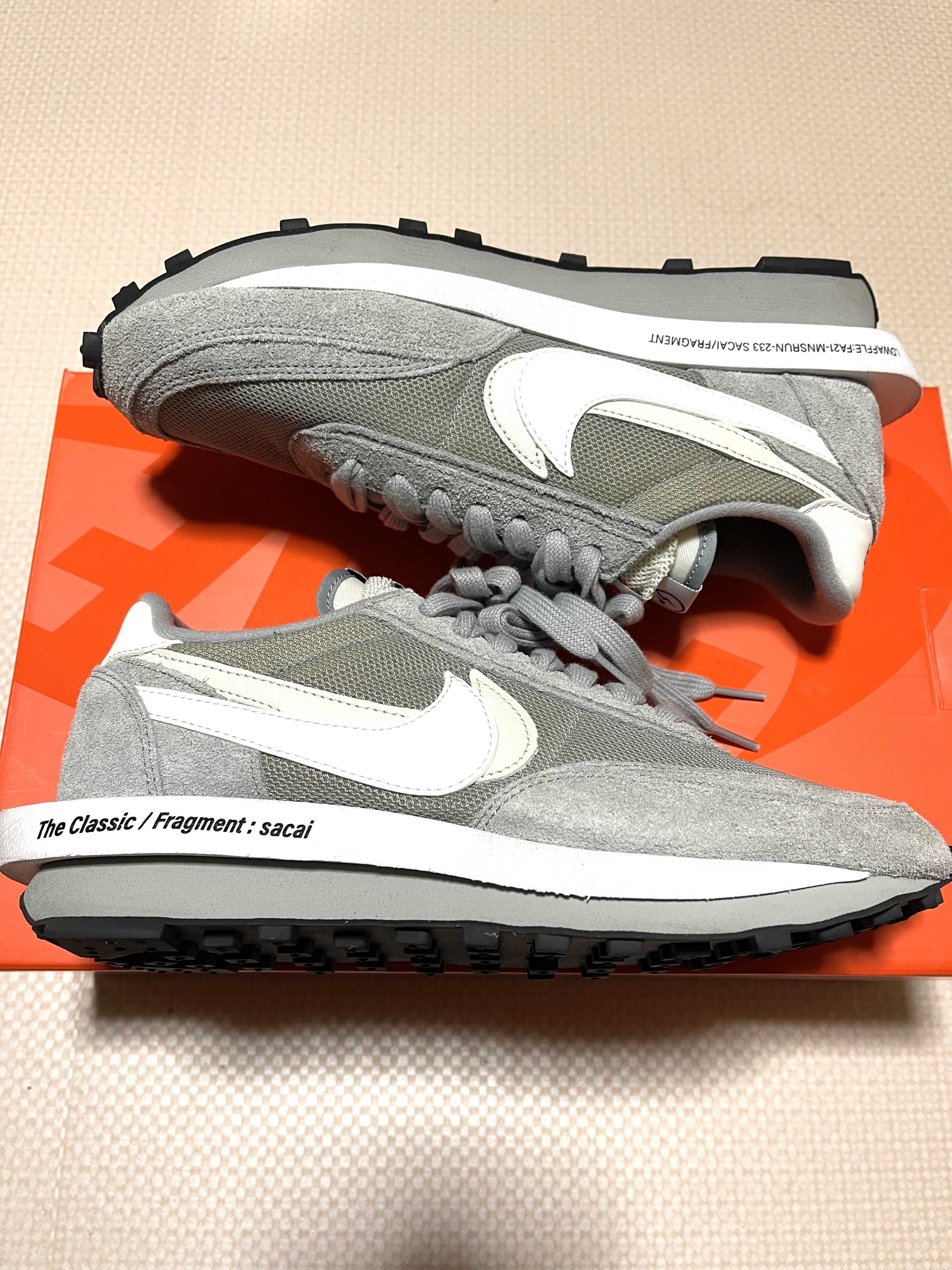 Fragment × sacai × Nike LD Waffle "Light Smoke Grey"