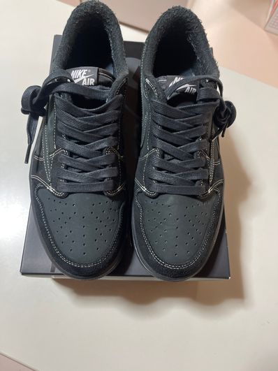 Travis Scott × Nike Air Jordan 1 Low OG SP "Black Phantom"