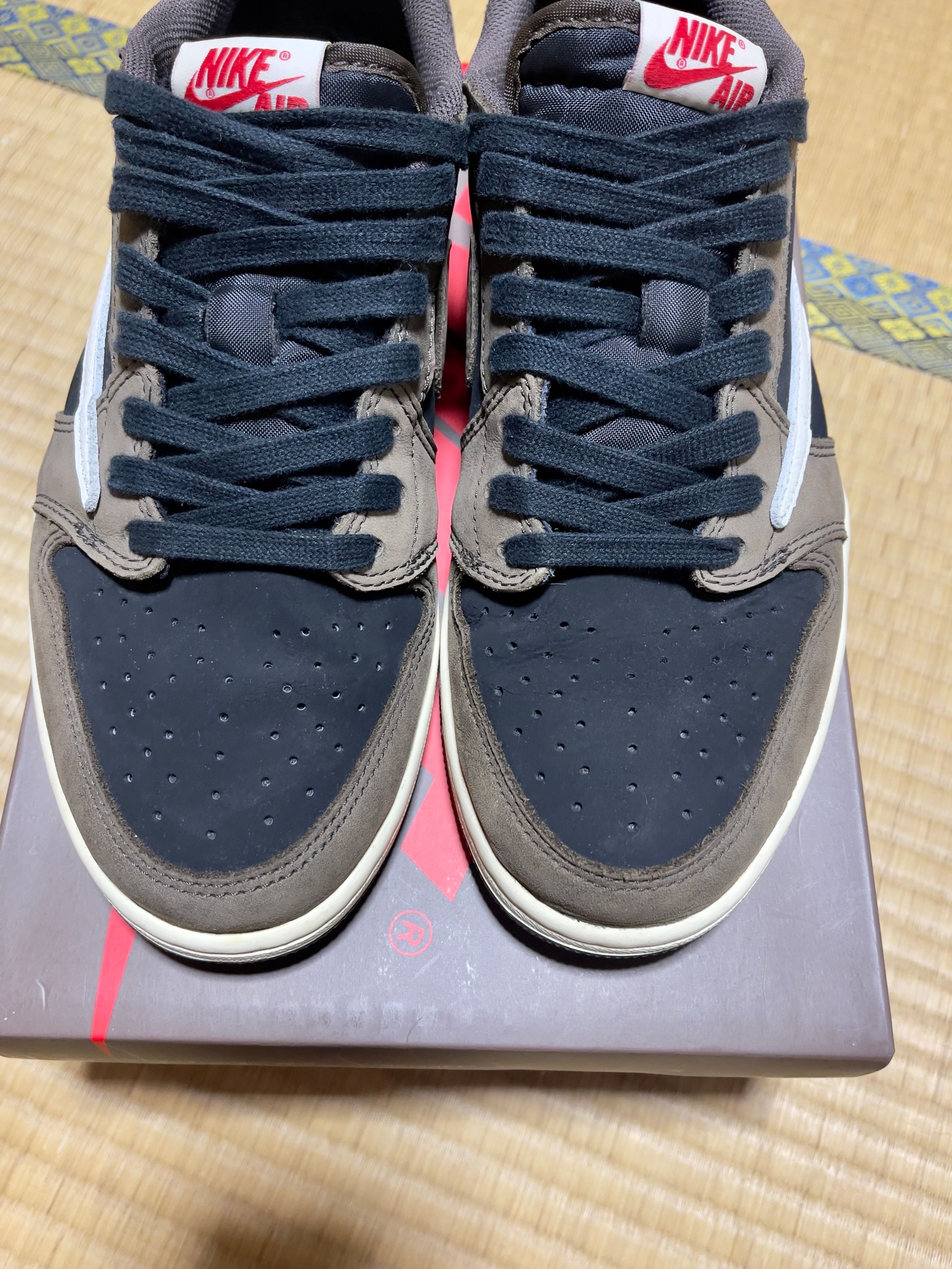 Travis Scott × Nike Air Jordan 1 Low OG SP-T "Black/Dark Mocha"