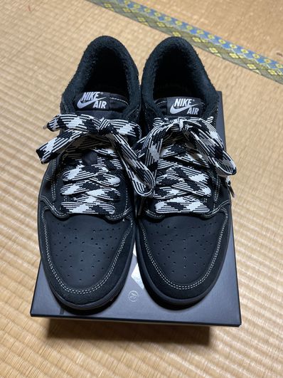 Travis Scott × Nike Air Jordan 1 Low OG SP "Black Phantom"