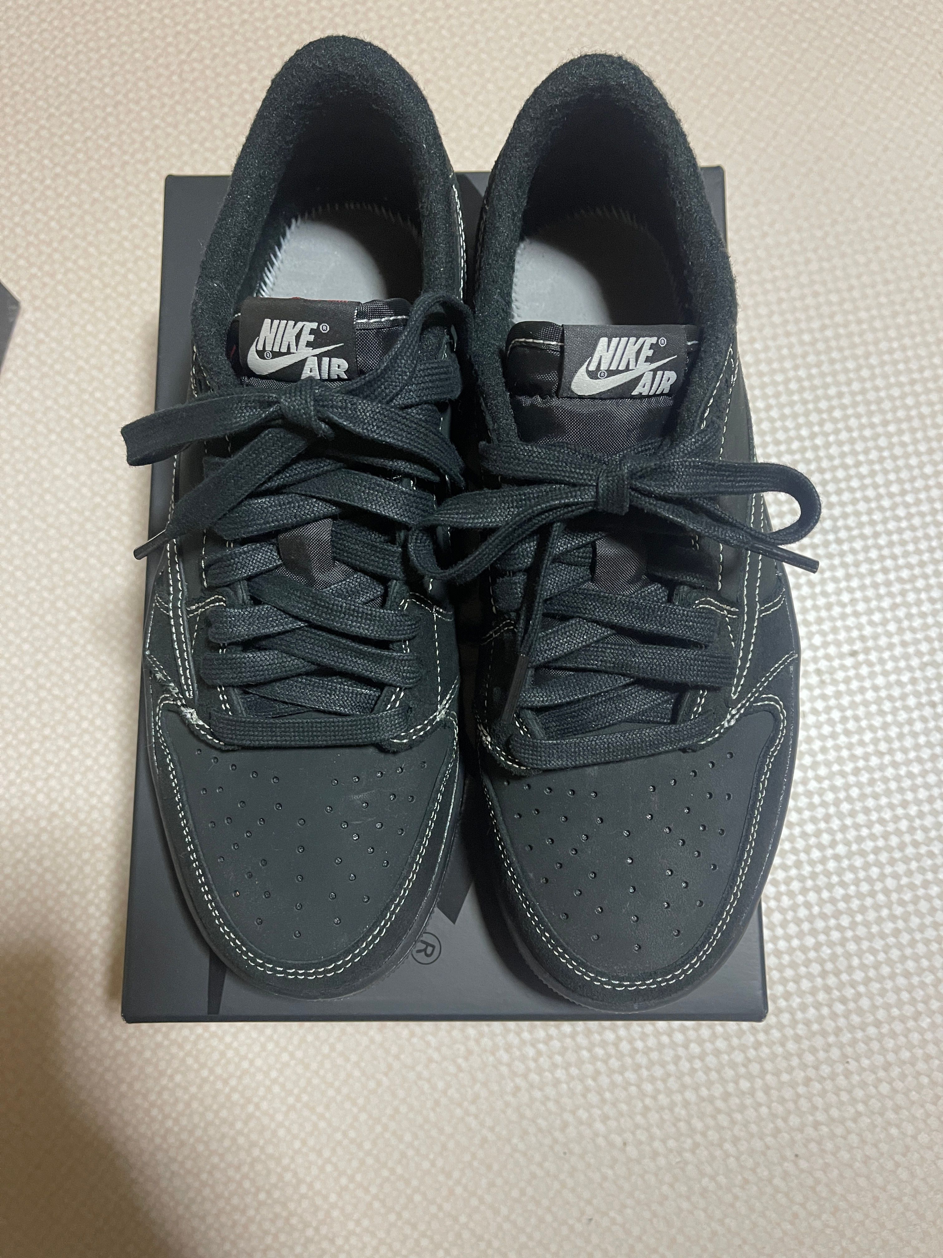 Travis Scott × Nike Air Jordan 1 Low OG SP "Black Phantom"