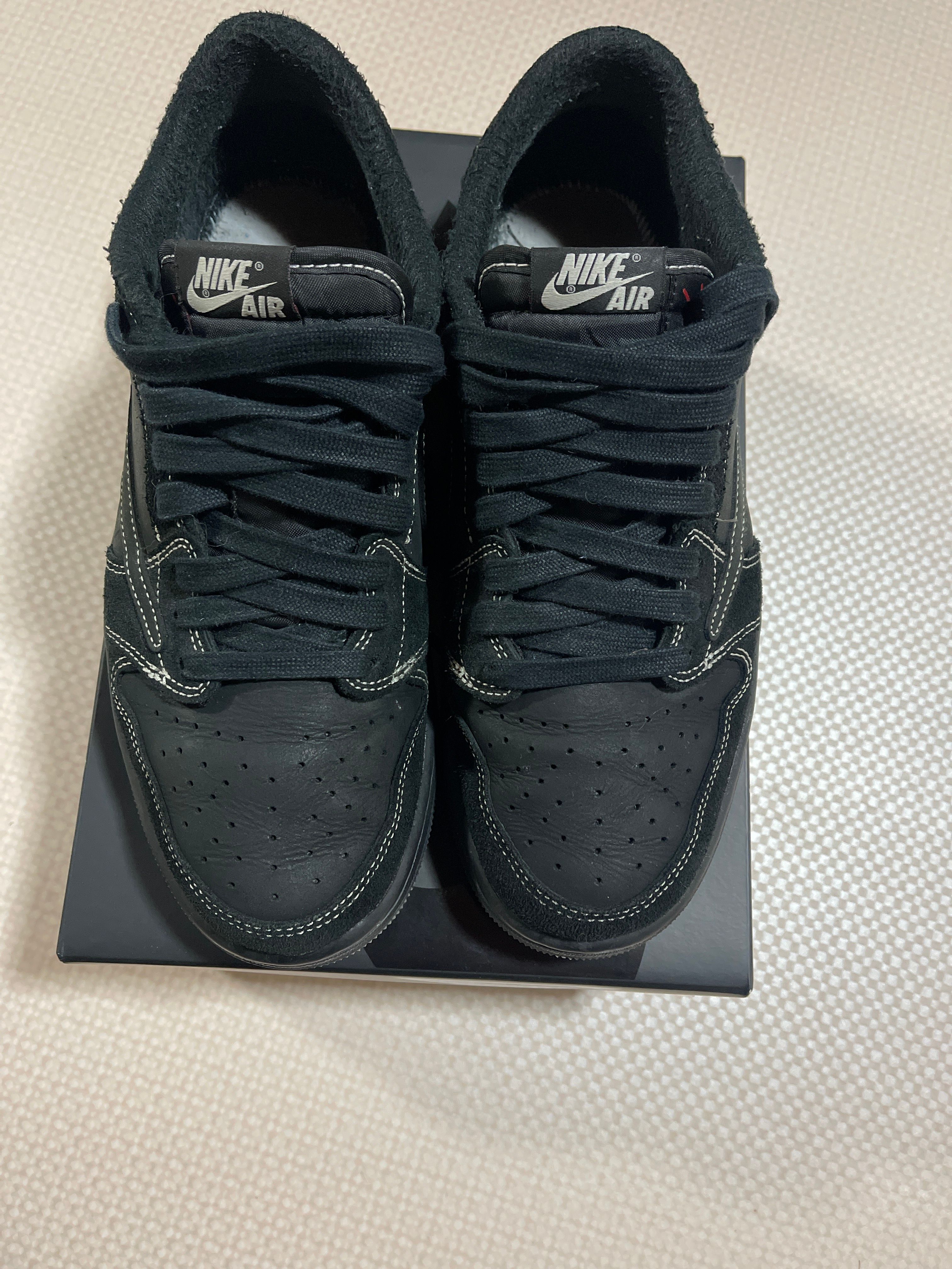 Travis Scott × Nike Air Jordan 1 Low OG SP "Black Phantom"