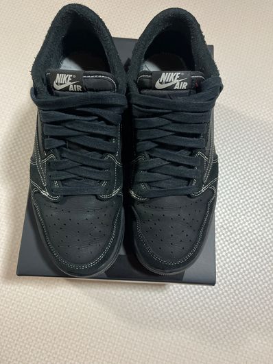 Travis Scott × Nike Air Jordan 1 Low OG SP "Black Phantom"