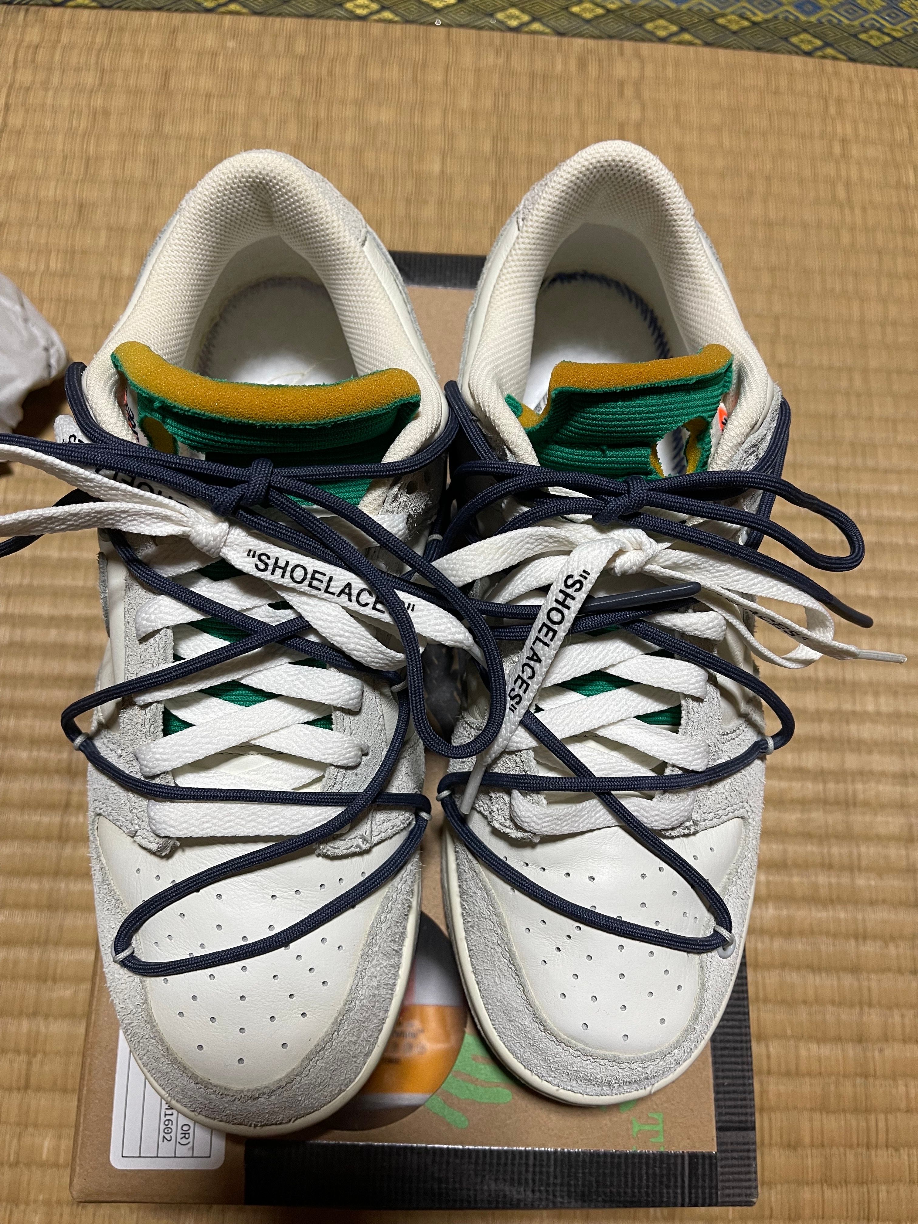 Off-White × Nike Dunk Low "Sail/Neutral Grey/Gridiron"