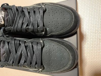 Travis Scott × Nike Air Jordan 1 Low OG SP "Black Phantom"