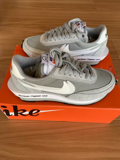 Fragment × sacai × Nike LD Waffle "Light Smoke Grey"