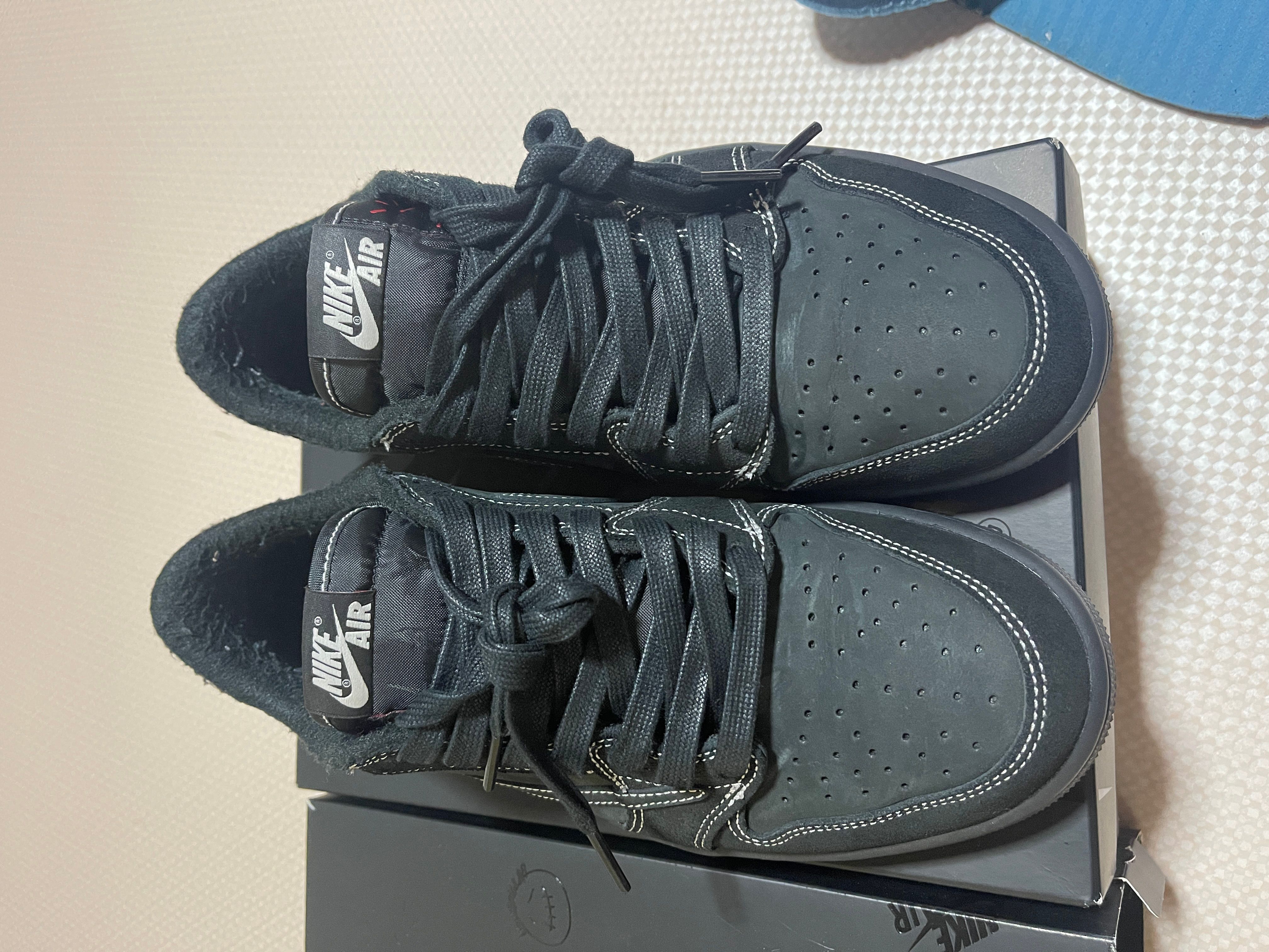 Travis Scott × Nike Air Jordan 1 Low OG SP "Black Phantom"