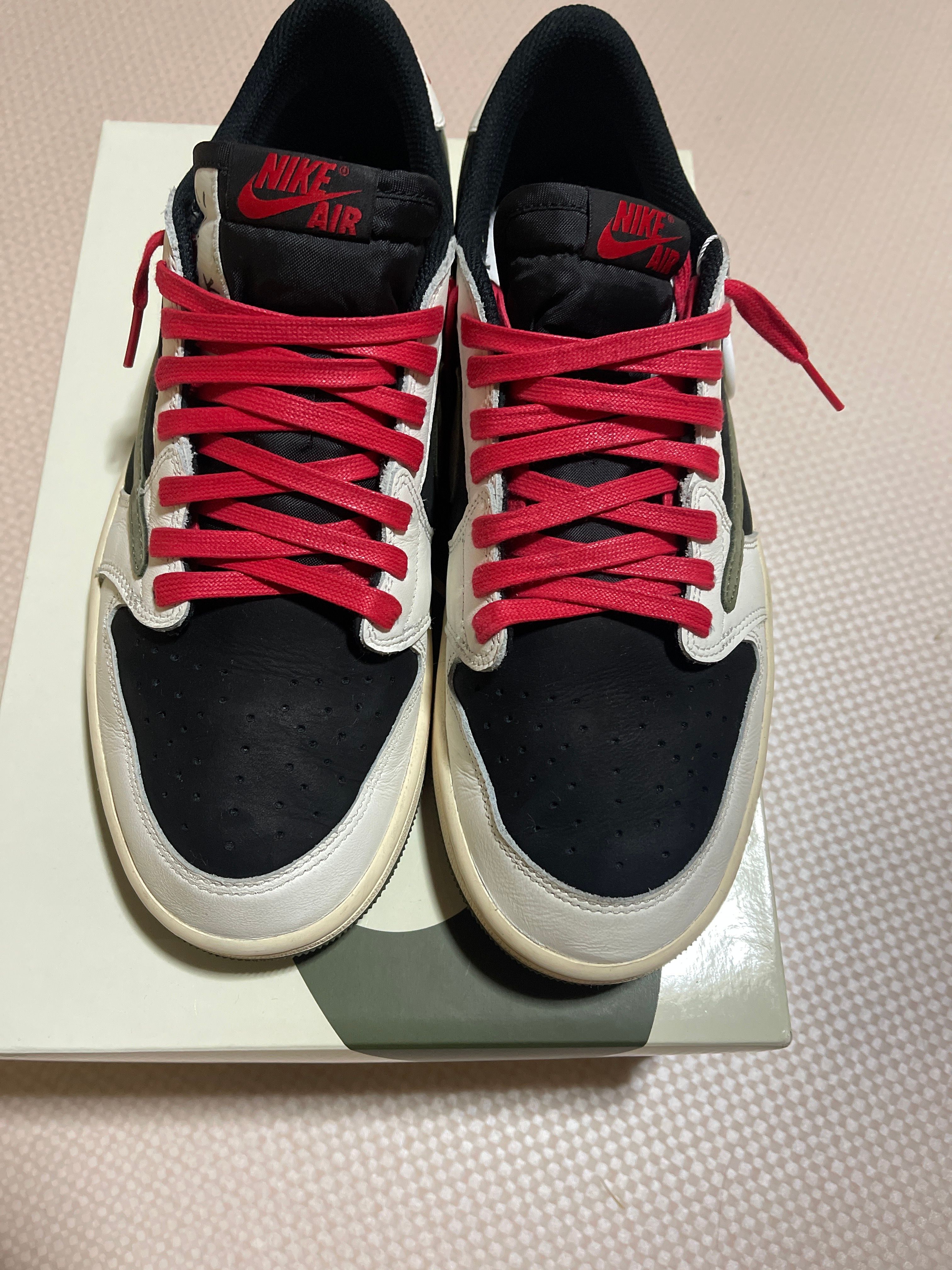 Travis Scott × Nike Women's Air Jordan 1 Low OG "Medium Olive"