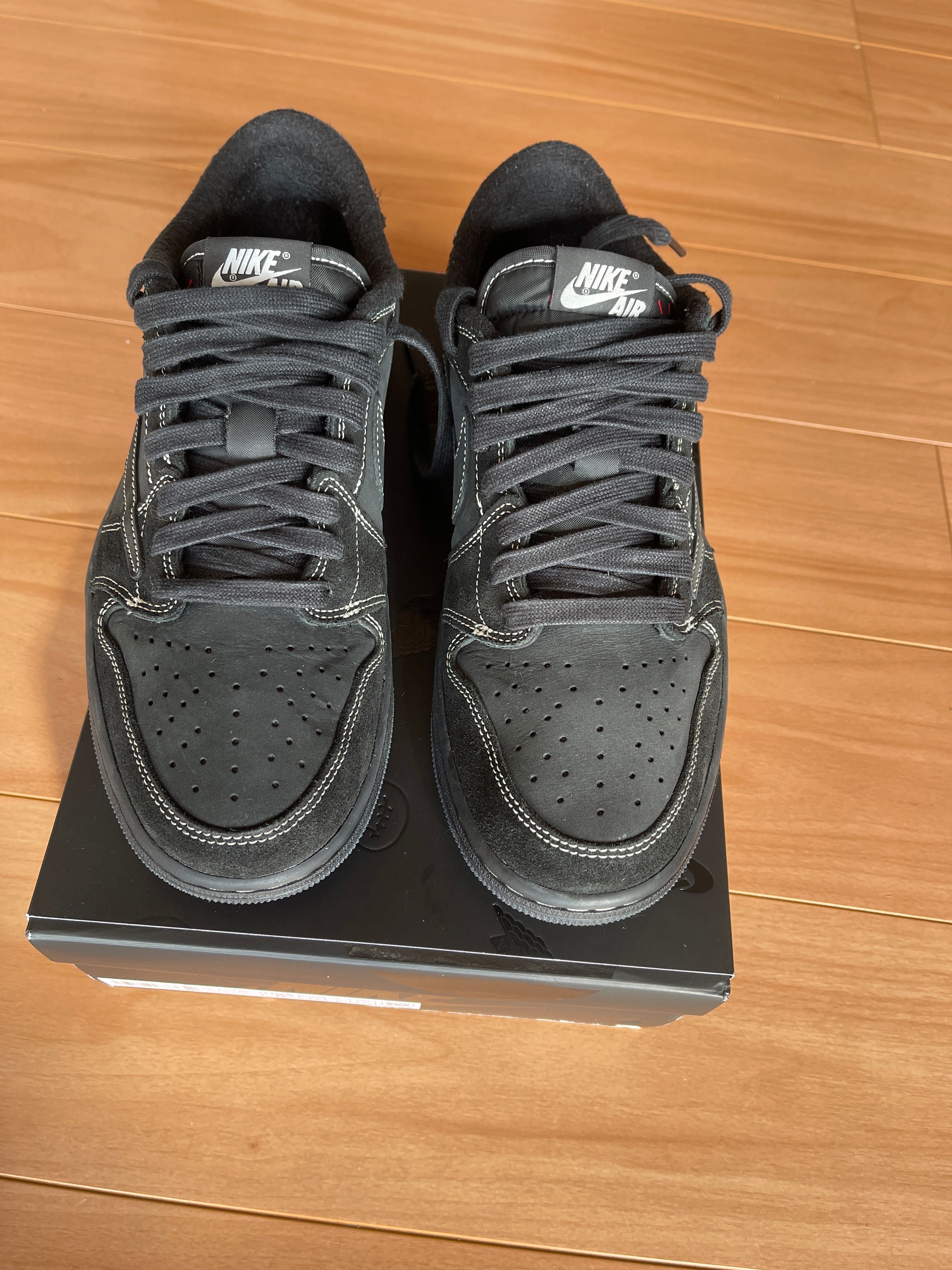 Travis Scott × Nike Air Jordan 1 Low OG SP "Black Phantom"