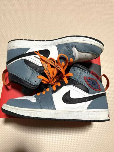 FACETASM × Nike Air Jordan 1 Mid "White/Navy"