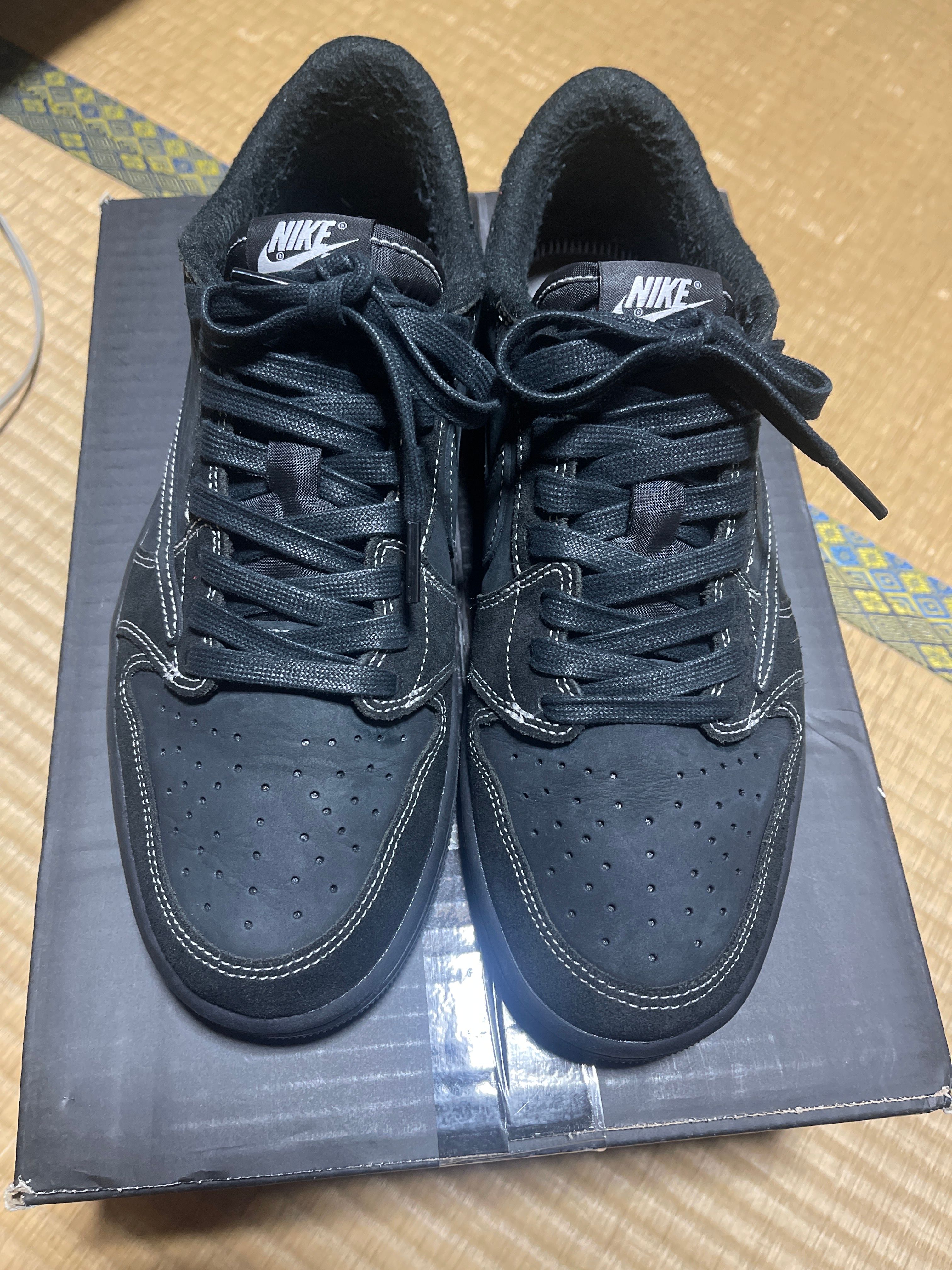 Travis Scott × Nike Air Jordan 1 Low OG SP "Black Phantom"