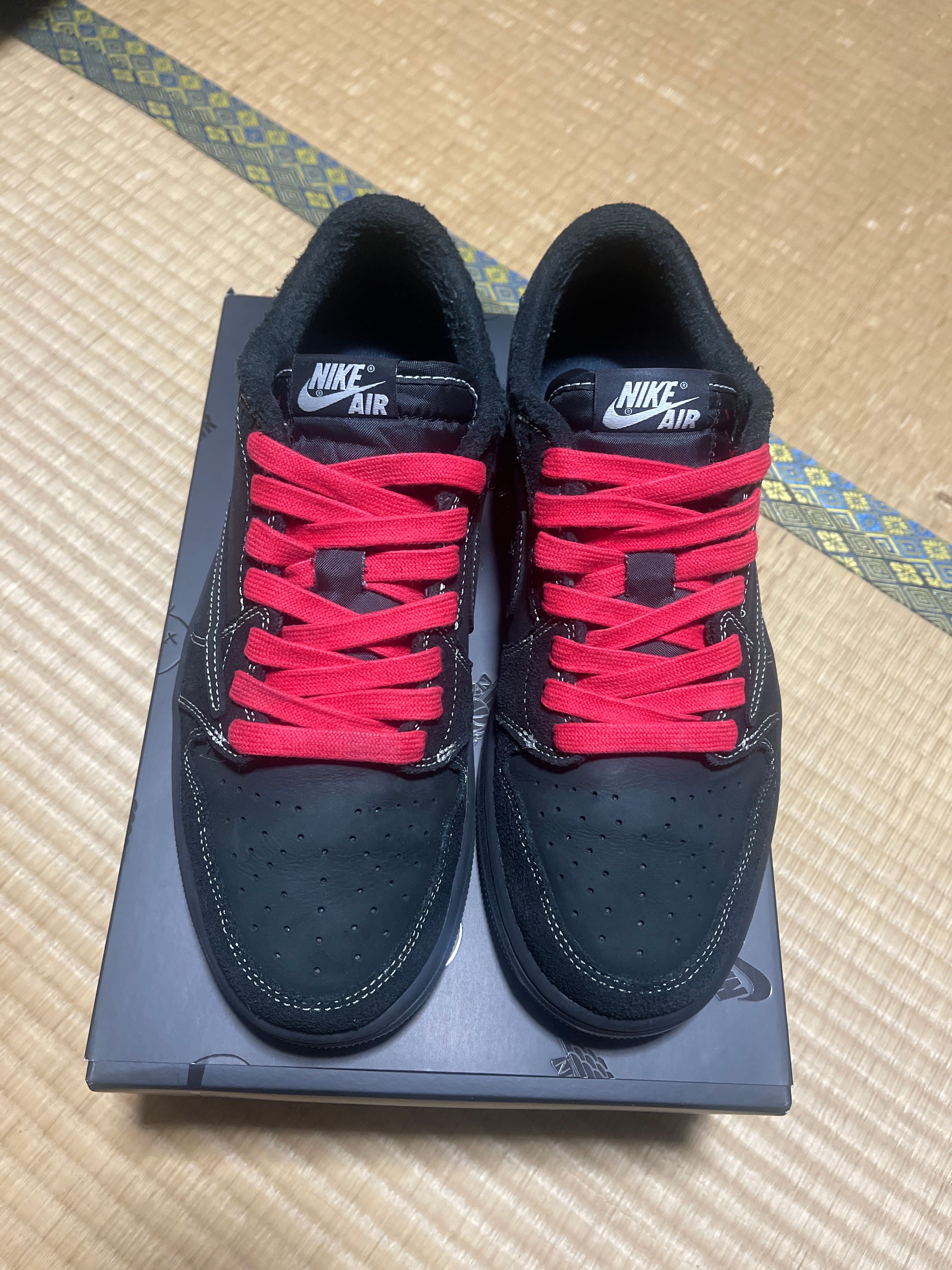 Travis Scott × Nike Air Jordan 1 Low OG SP "Black Phantom"