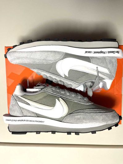 Fragment × sacai × Nike LD Waffle "Light Smoke Grey"