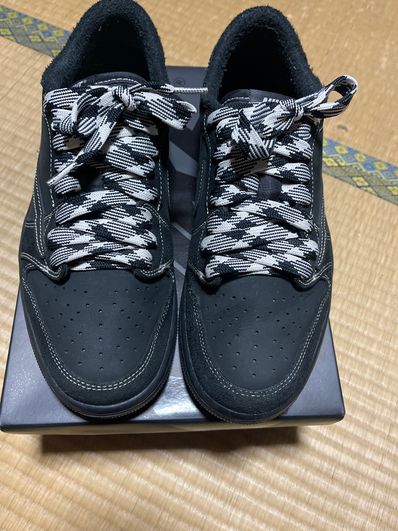 Travis Scott × Nike Air Jordan 1 Low OG SP "Black Phantom"