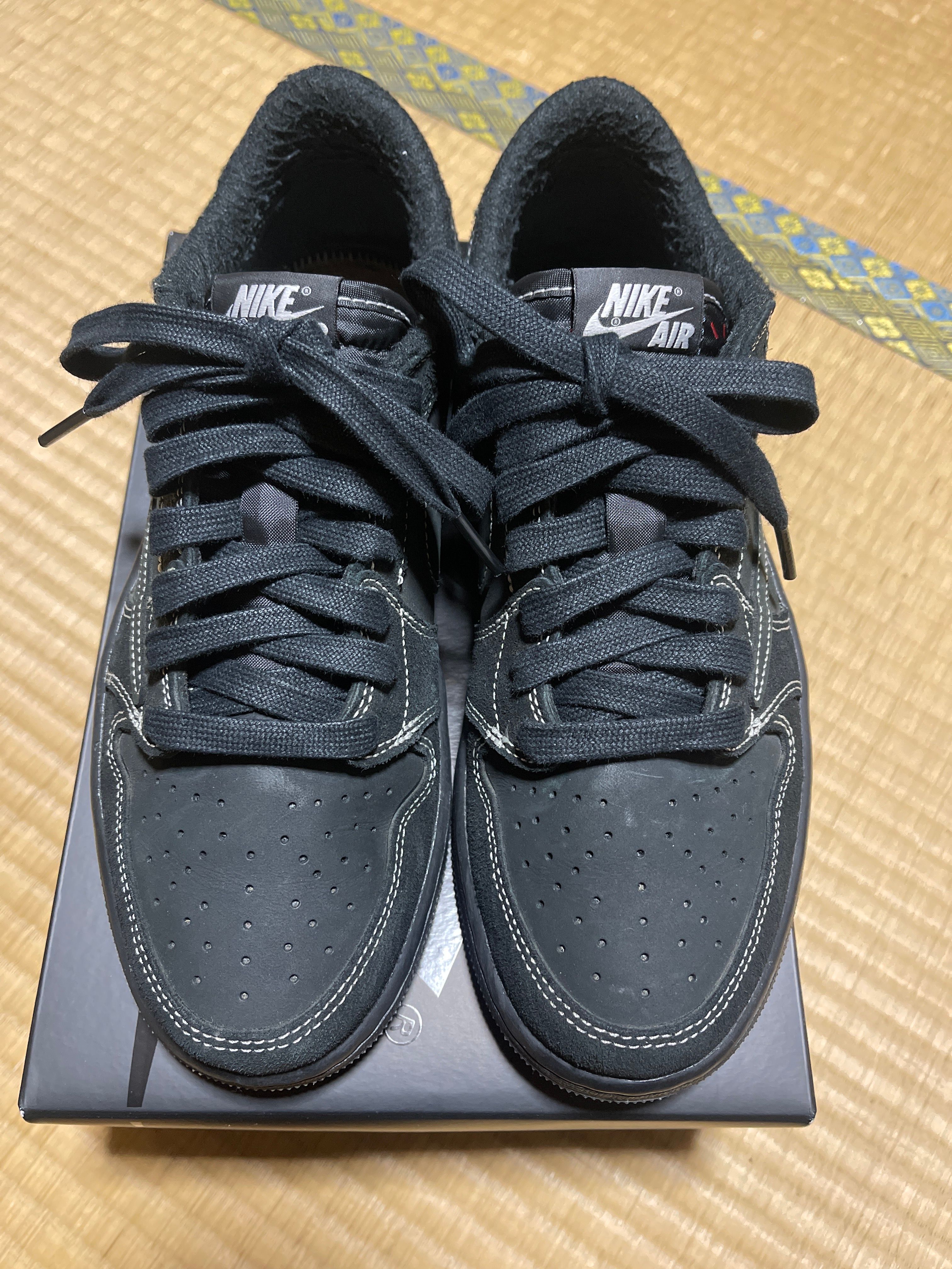 Travis Scott × Nike Air Jordan 1 Low OG SP "Black Phantom"