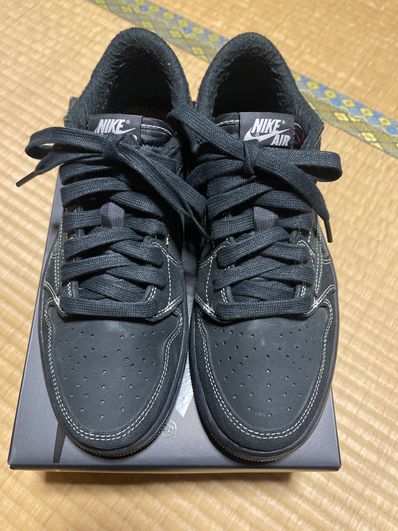 Travis Scott × Nike Air Jordan 1 Low OG SP "Black Phantom"